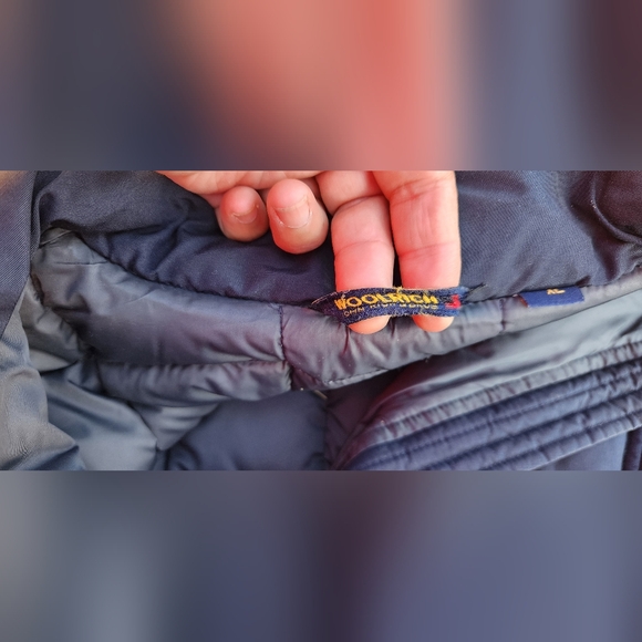 Woolrich Down Jacket Womens XL Black Insulated Snow Puffer Blizzard Parka Coat - Picture 3 of 16